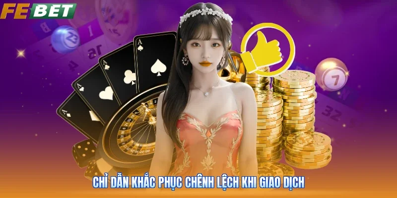 Chỉ dẫn khắc phục chênh lệch khi giao dịch