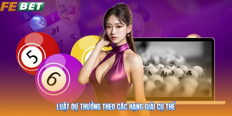 Luật dự thưởng theo các hạng giải cụ thể